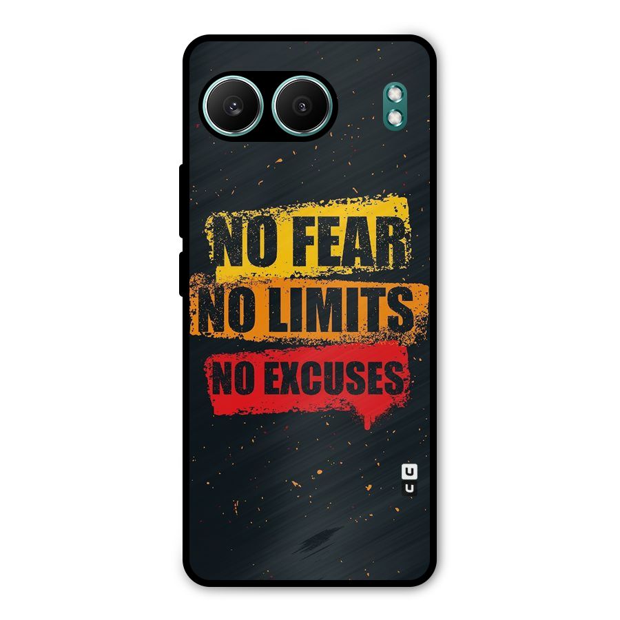 No Fear No Limits Metal Back Case for OnePlus Nord 4
