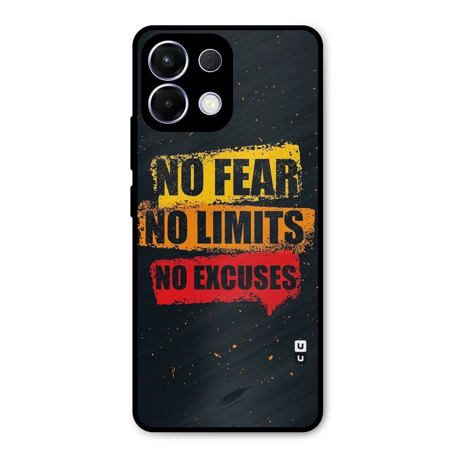No Fear No Limits Metal Back Case for Oppo K13