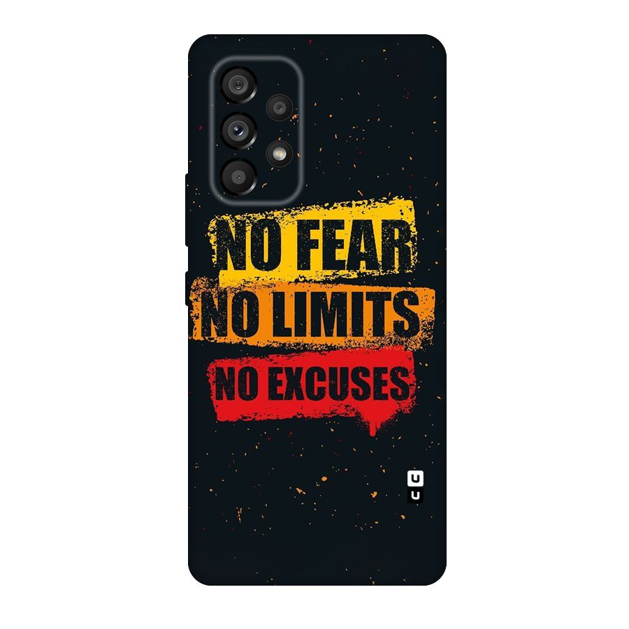 No Fear No Limits Original Polycarbonate Back Case for Galaxy A53 5G