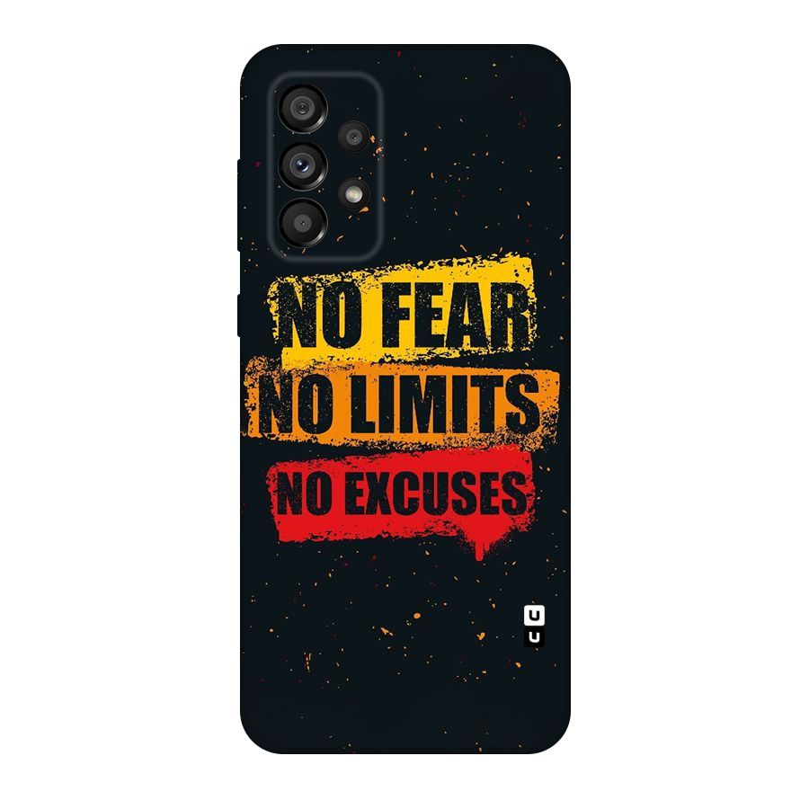No Fear No Limits Original Polycarbonate Back Case for Galaxy A73 5G