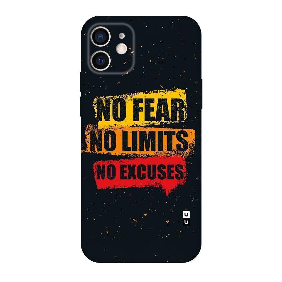 No Fear No Limits Original Polycarbonate Back Case for iPhone 12