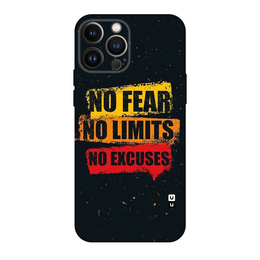 No Fear No Limits Original Polycarbonate Back Case for iPhone 13 Pro Max