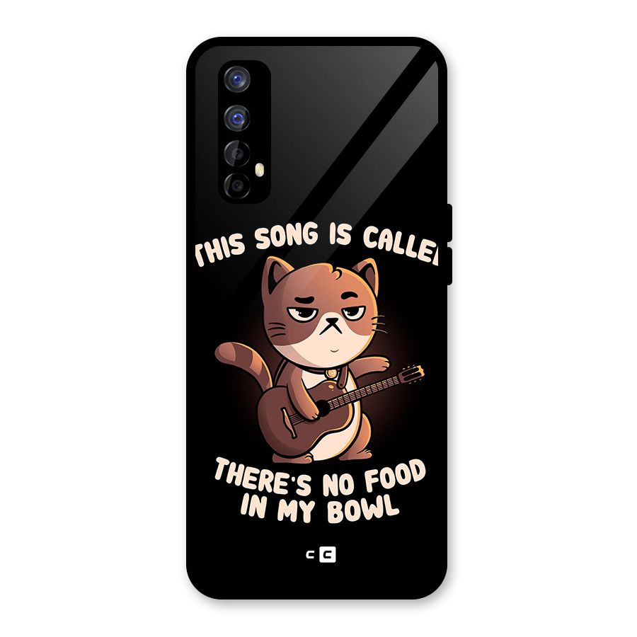 No Food in My Bowl Cat Glass Back Case for Realme Narzo 20 Pro