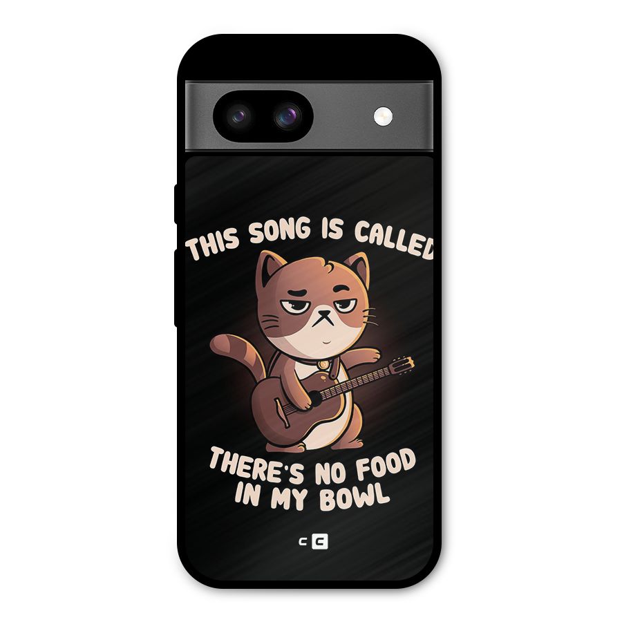 No Food in My Bowl Cat Metal Back Case for Google Pixel 8a