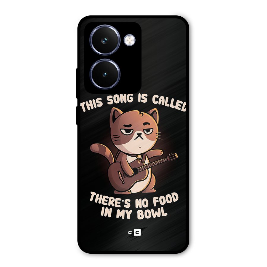 No Food in My Bowl Cat Metal Back Case for Realme P3 Ultra