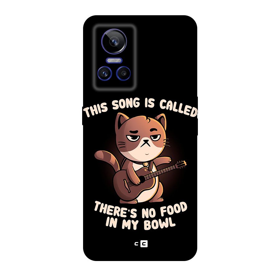 No Food in My Bowl Cat Original Polycarbonate Back Case for Realme GT Neo 3