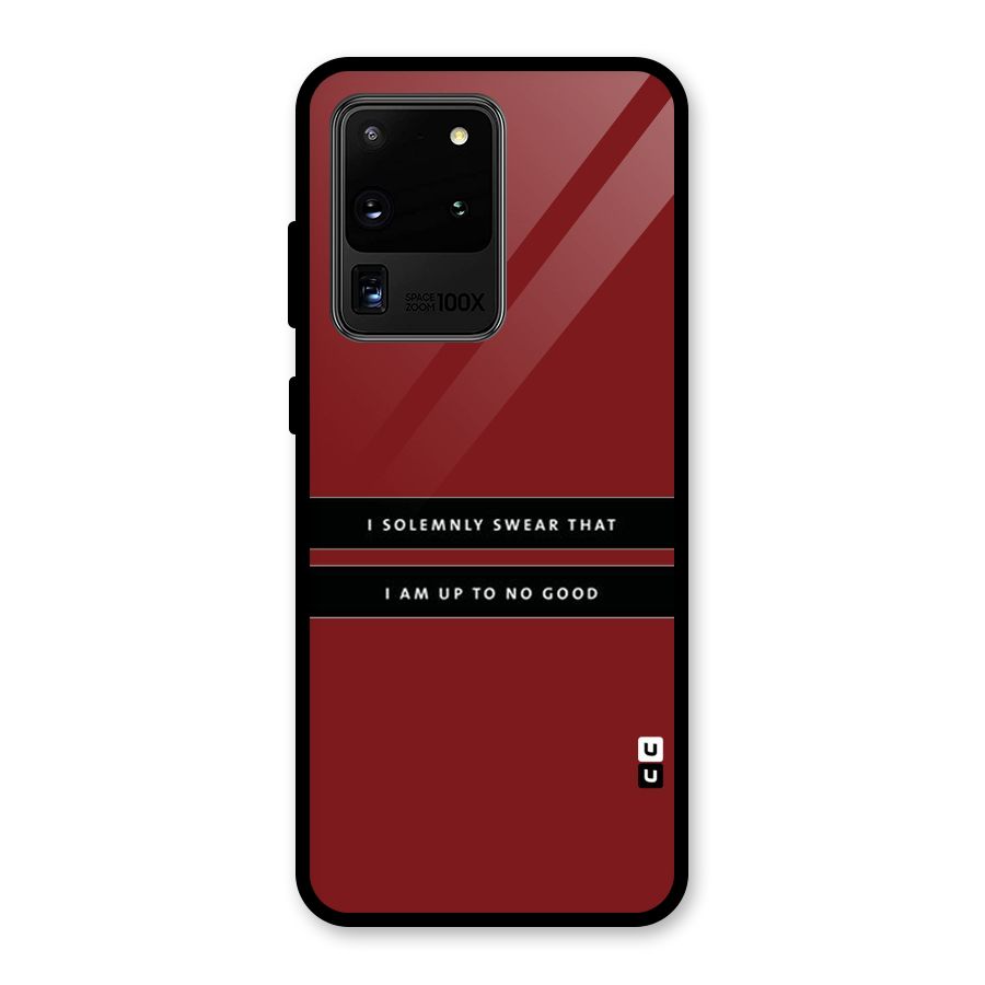 No Good Swear Glass Back Case for Galaxy S20 Ultra