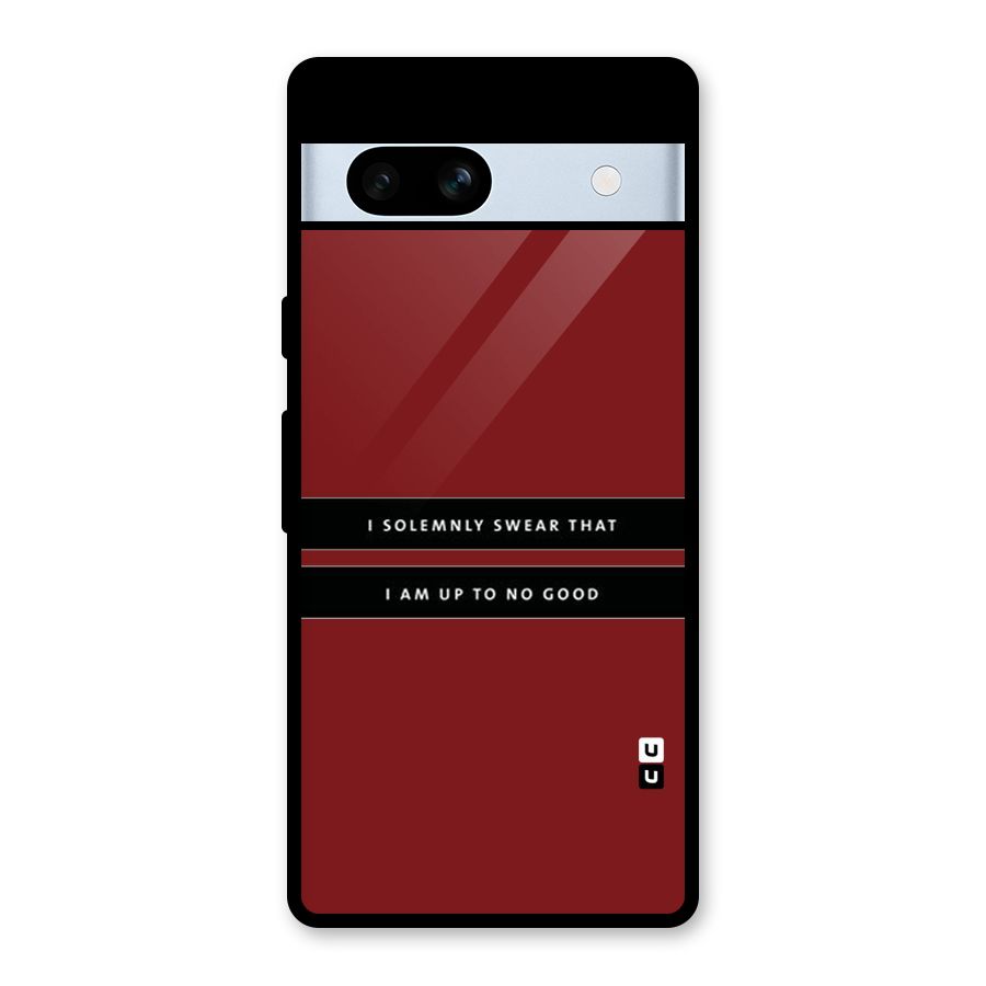 No Good Swear Glass Back Case for Google Pixel 7a