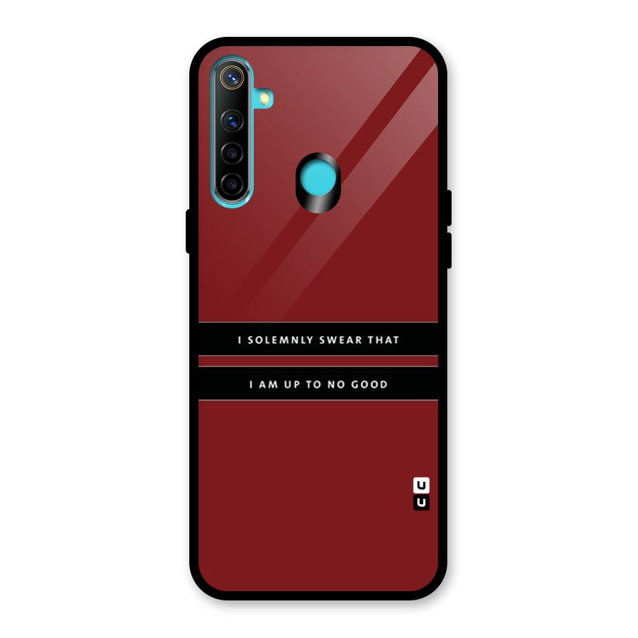 No Good Swear Glass Back Case for Realme 5