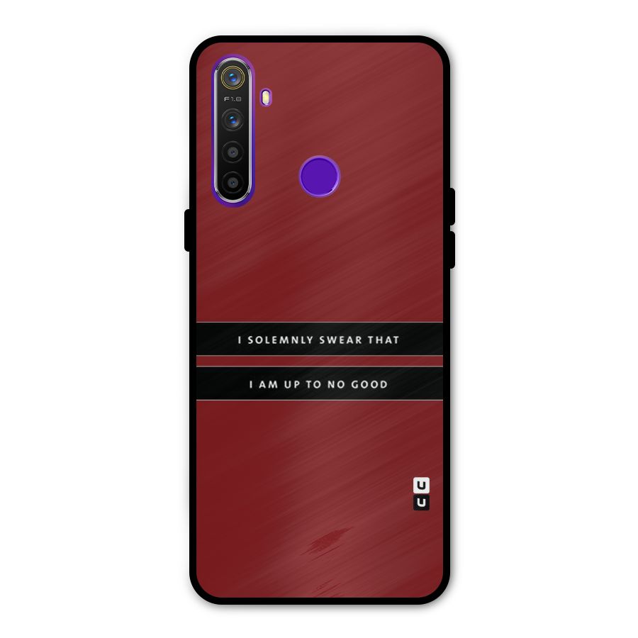 No Good Swear Glass Back Case for Realme 5s