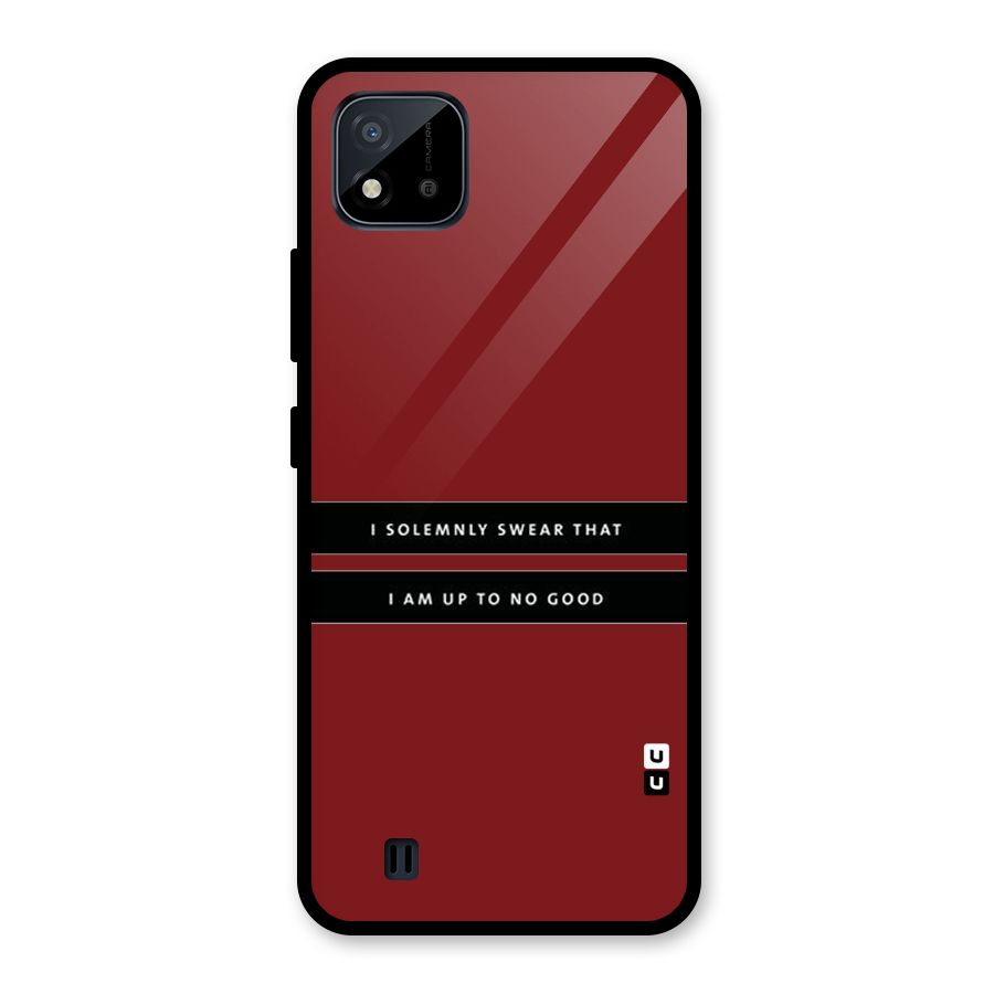 No Good Swear Glass Back Case for Realme C11 2021