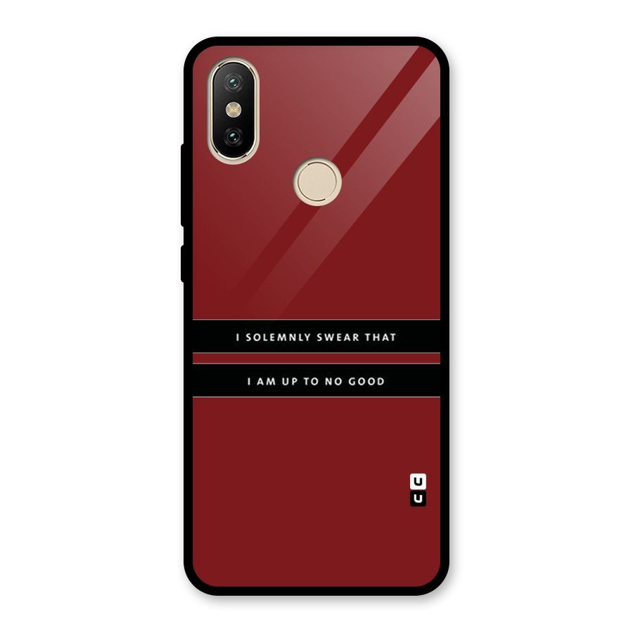 No Good Swear Glass Back Case for Redmi A2