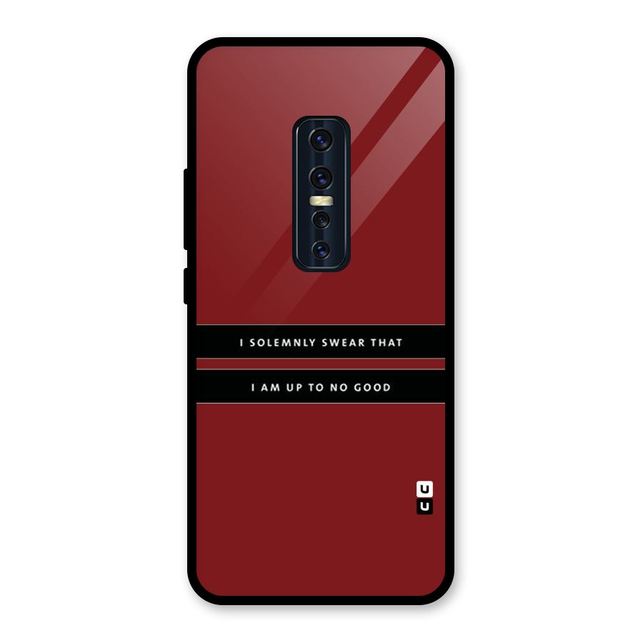 No Good Swear Glass Back Case for Vivo V17 Pro