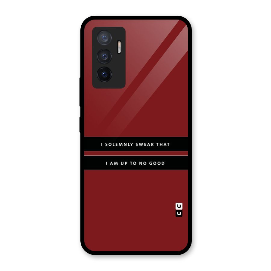 No Good Swear Glass Back Case for Vivo V23e