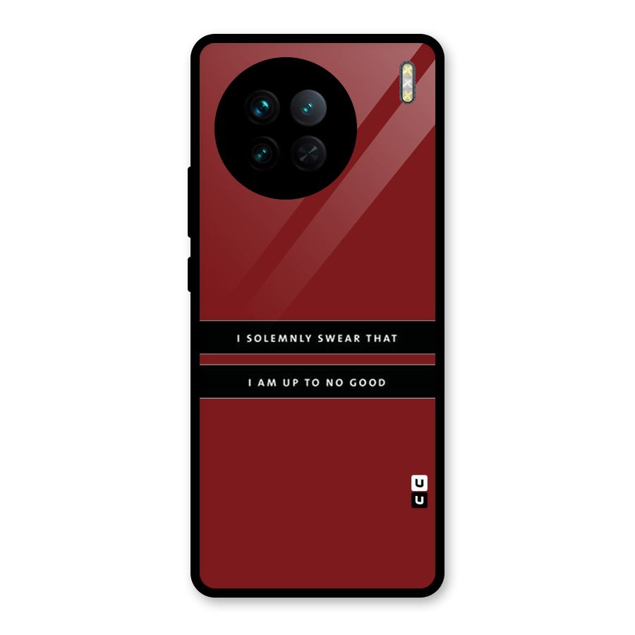No Good Swear Glass Back Case for Vivo X90