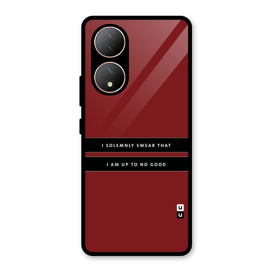 No Good Swear Glass Back Case for Vivo Y100A