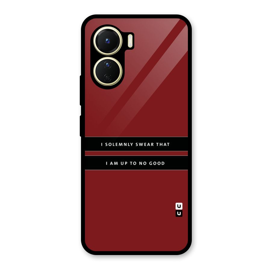 No Good Swear Glass Back Case for Vivo Y16