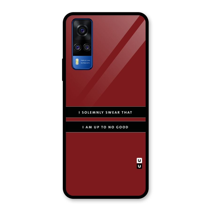 No Good Swear Glass Back Case for Vivo Y31