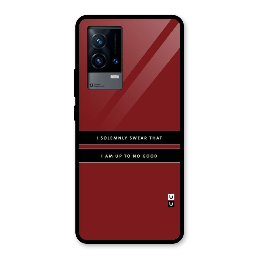 No Good Swear Glass Back Case for iQOO 9 5G