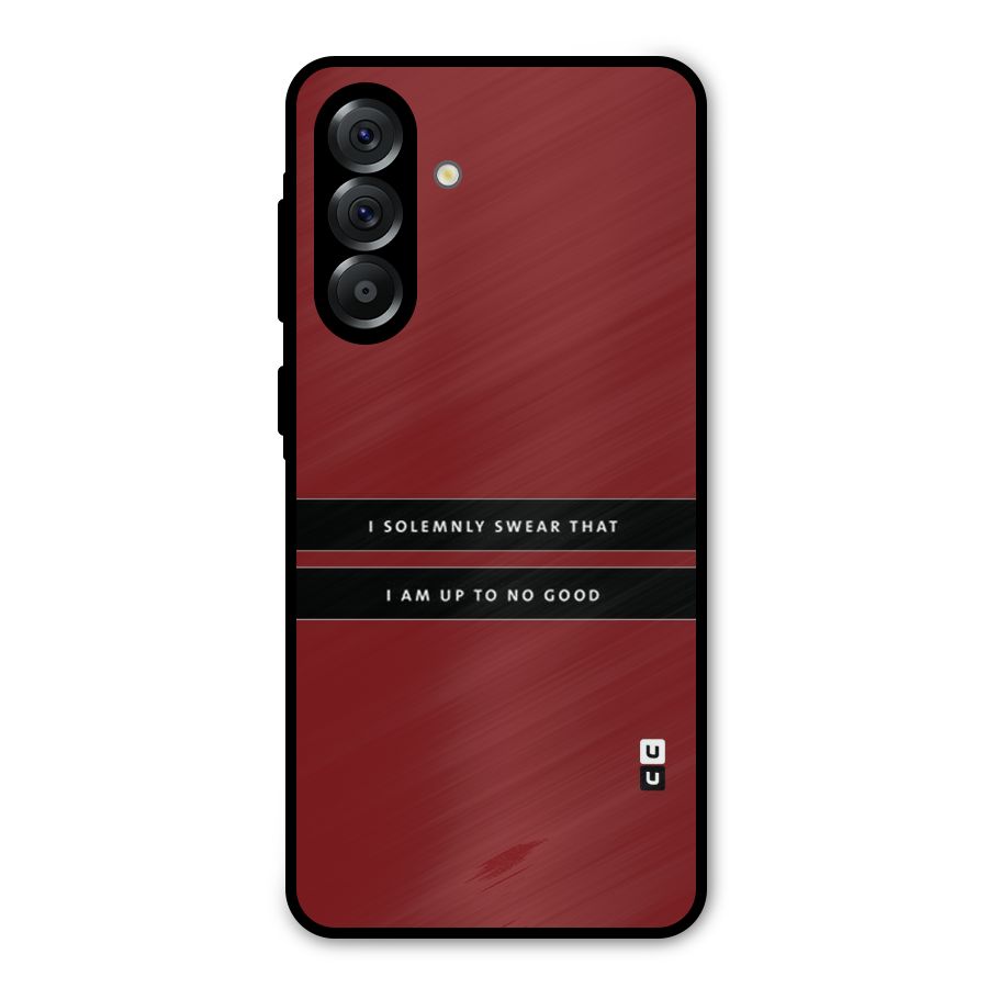 No Good Swear Metal Back Case for Galaxy A36