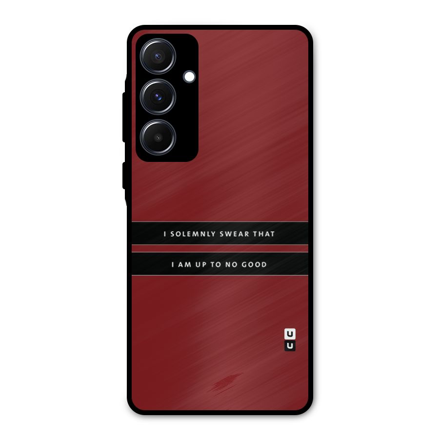 No Good Swear Metal Back Case for Galaxy A55