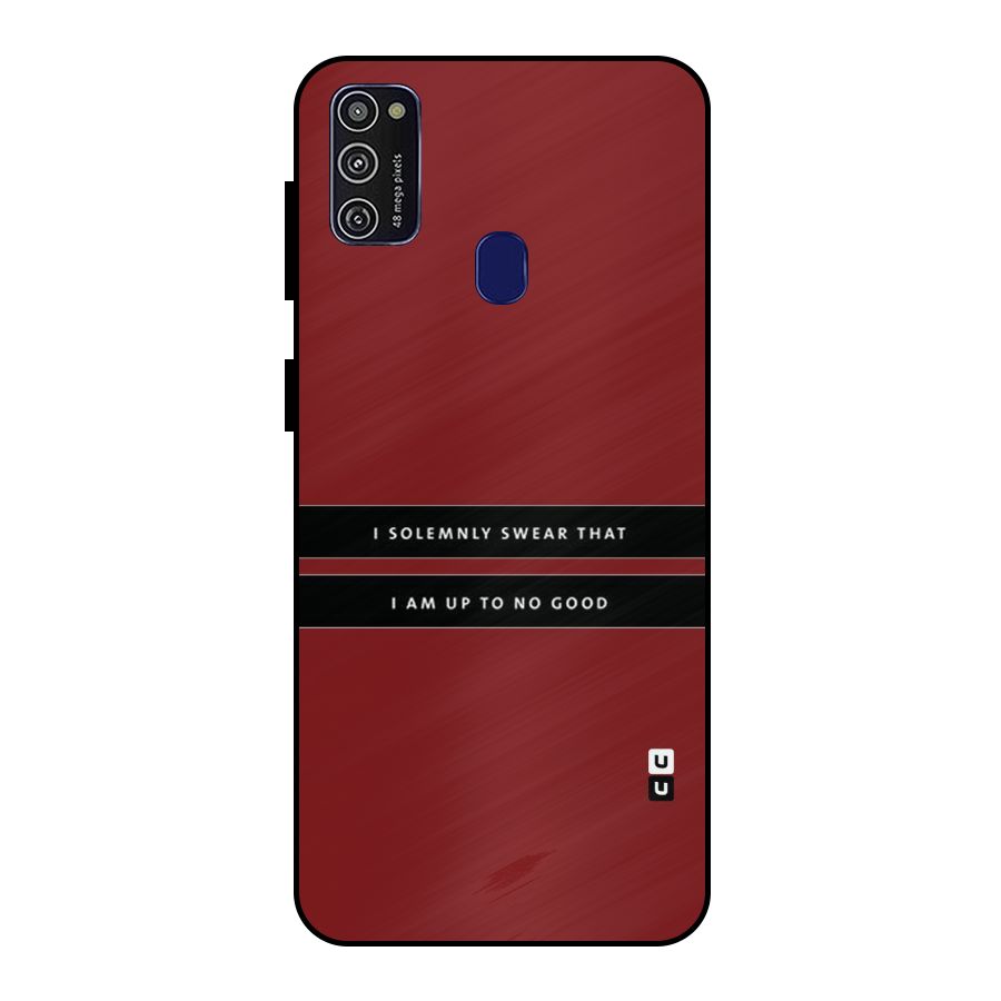 No Good Swear Metal Back Case for Galaxy M30s