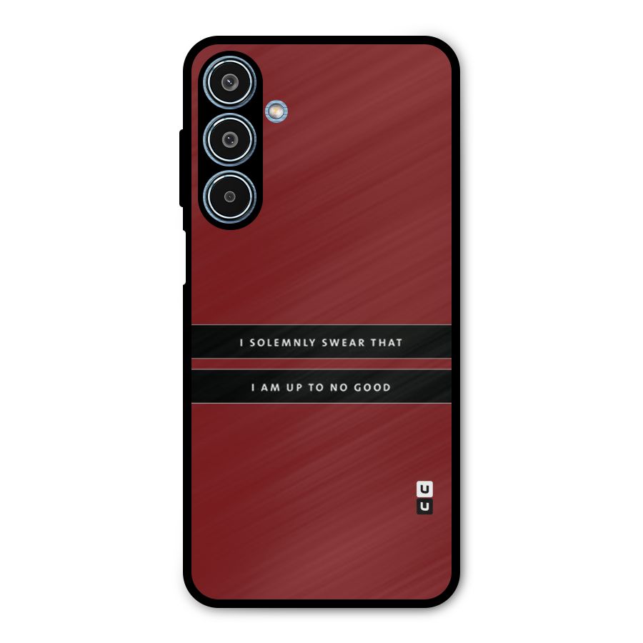 No Good Swear Metal Back Case for Galaxy M35