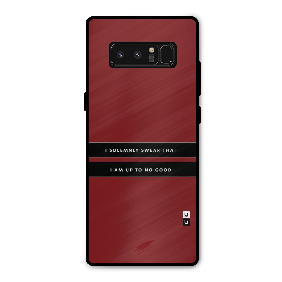No Good Swear Metal Back Case for Galaxy Note 8