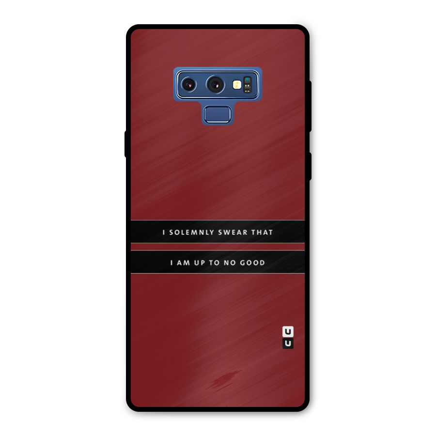 No Good Swear Metal Back Case for Galaxy Note 9