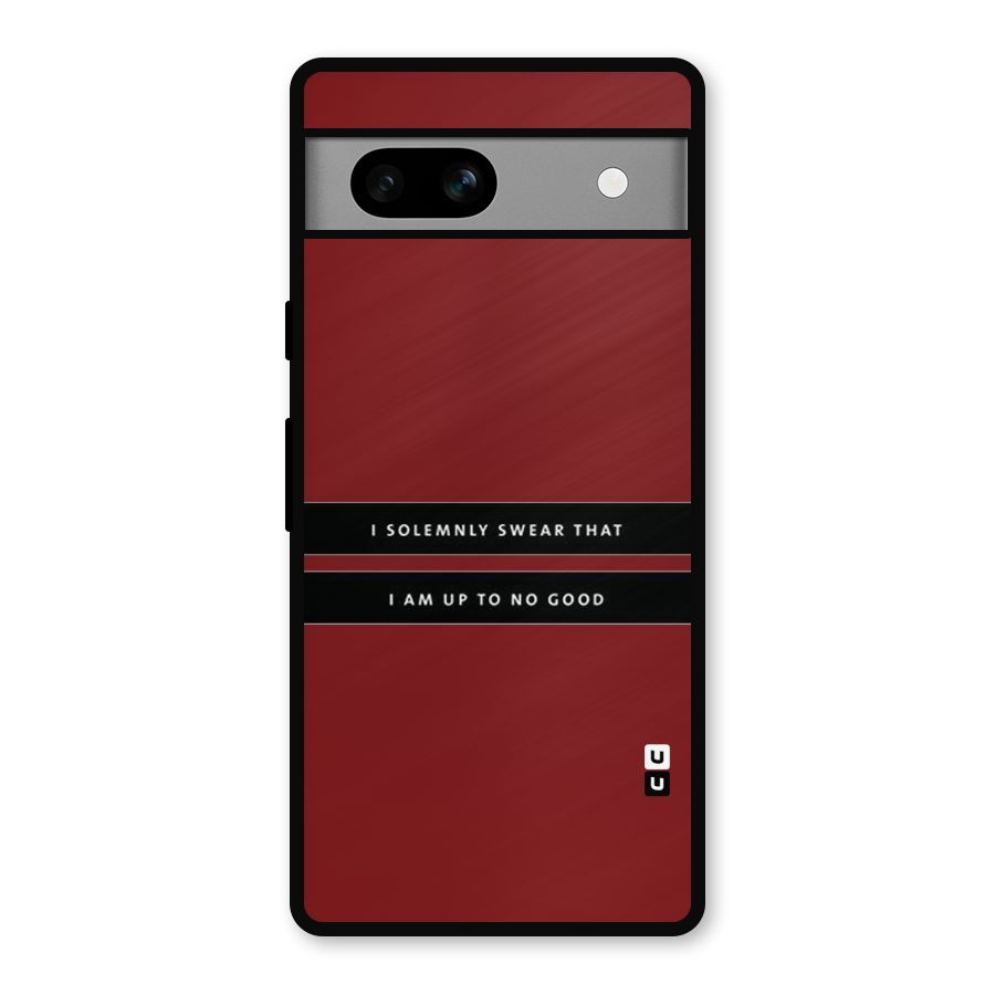 No Good Swear Metal Back Case for Google Pixel 7a