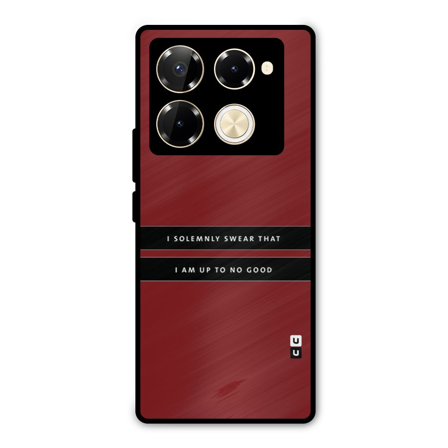 No Good Swear Metal Back Case for Infinix Note 40 Pro