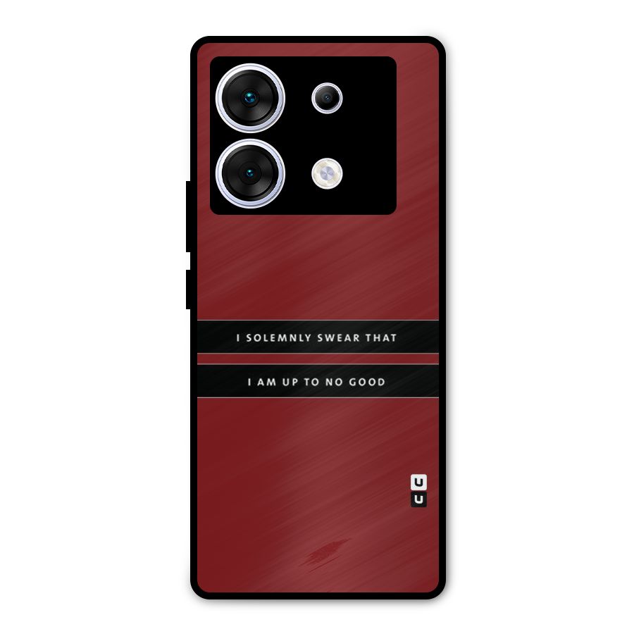 No Good Swear Metal Back Case for Infinix Zero 30 5G
