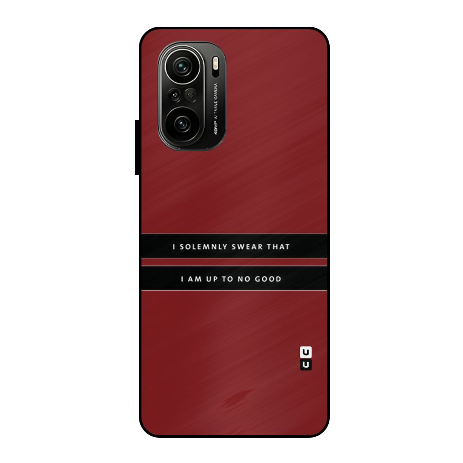 No Good Swear Metal Back Case for Mi 11X Pro