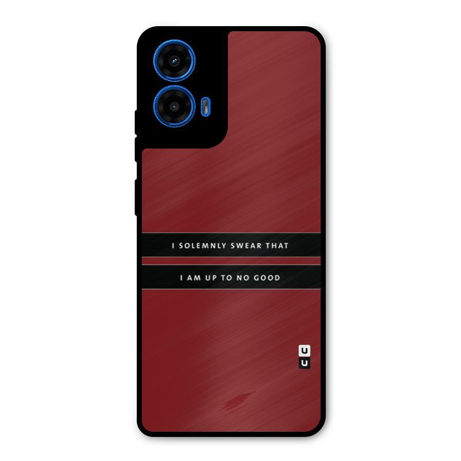 No Good Swear Metal Back Case for Moto G45