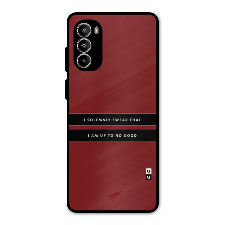 No Good Swear Metal Back Case for Moto G82