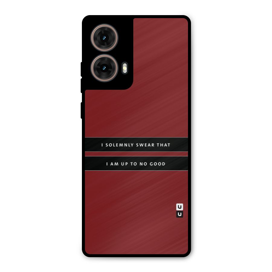 No Good Swear Metal Back Case for Moto G85