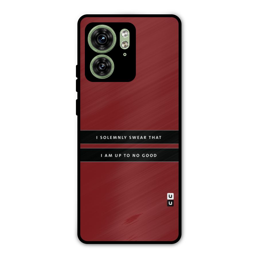 No Good Swear Metal Back Case for Motorola Edge 40 5G