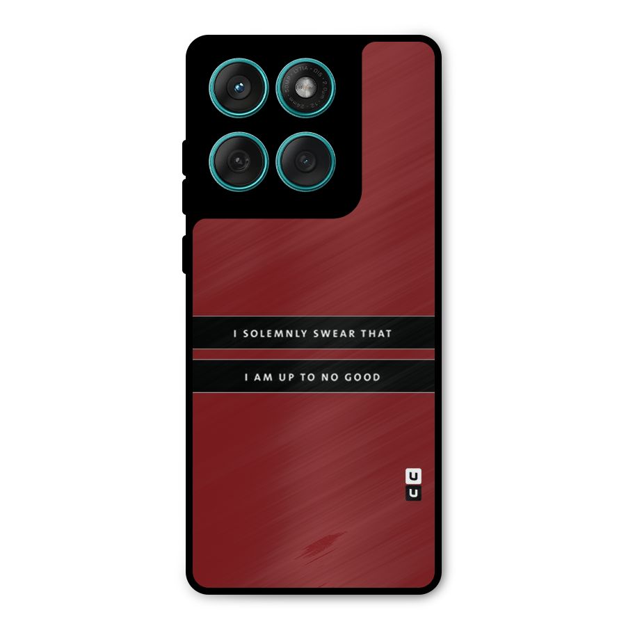 No Good Swear Metal Back Case for Motorola Edge 60 Fusion