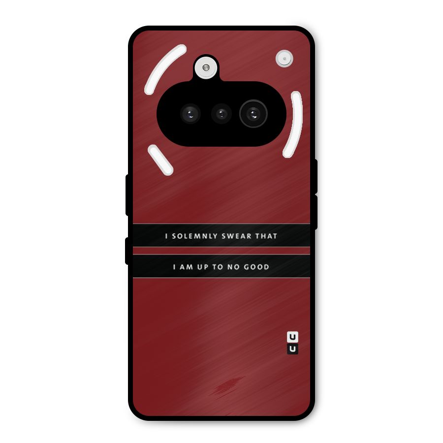 No Good Swear Metal Back Case for Nothing Phone 3a