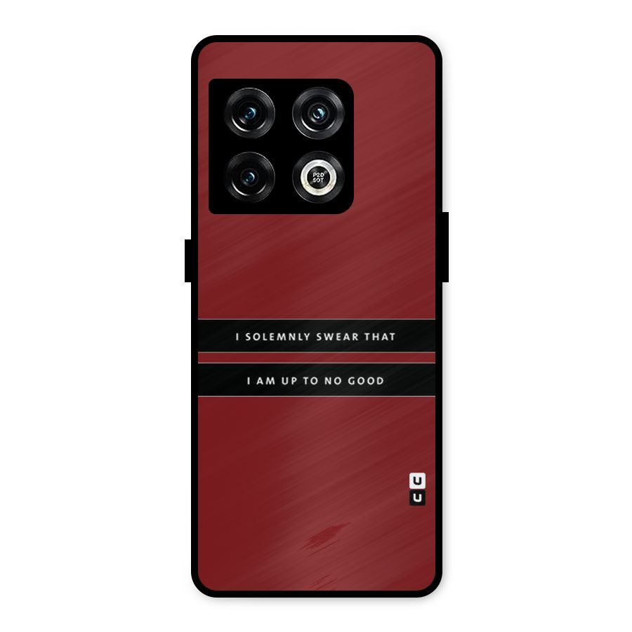 No Good Swear Metal Back Case for OnePlus 10 Pro 5G
