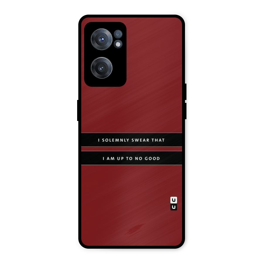 No Good Swear Metal Back Case for OnePlus Nord CE 2 5G