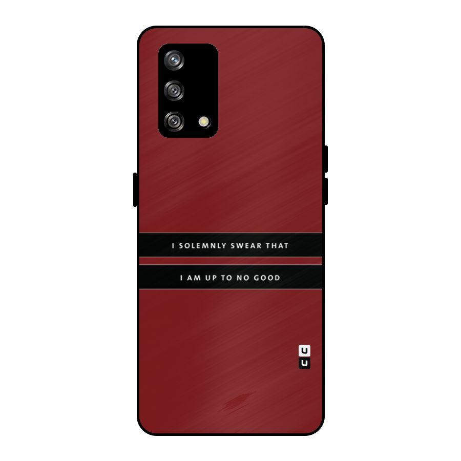 No Good Swear Metal Back Case for Oppo F19