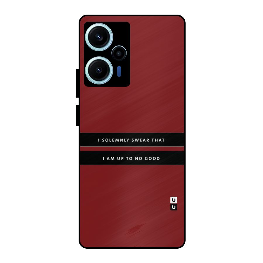 No Good Swear Metal Back Case for Poco F5