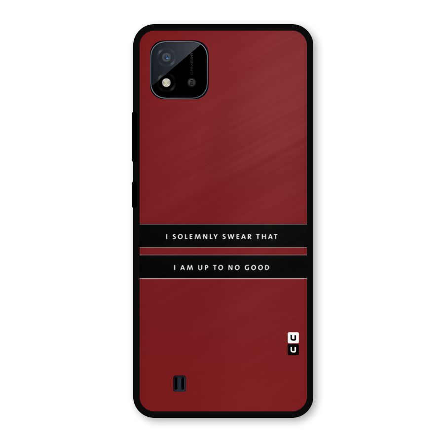 No Good Swear Metal Back Case for Realme C11 2021