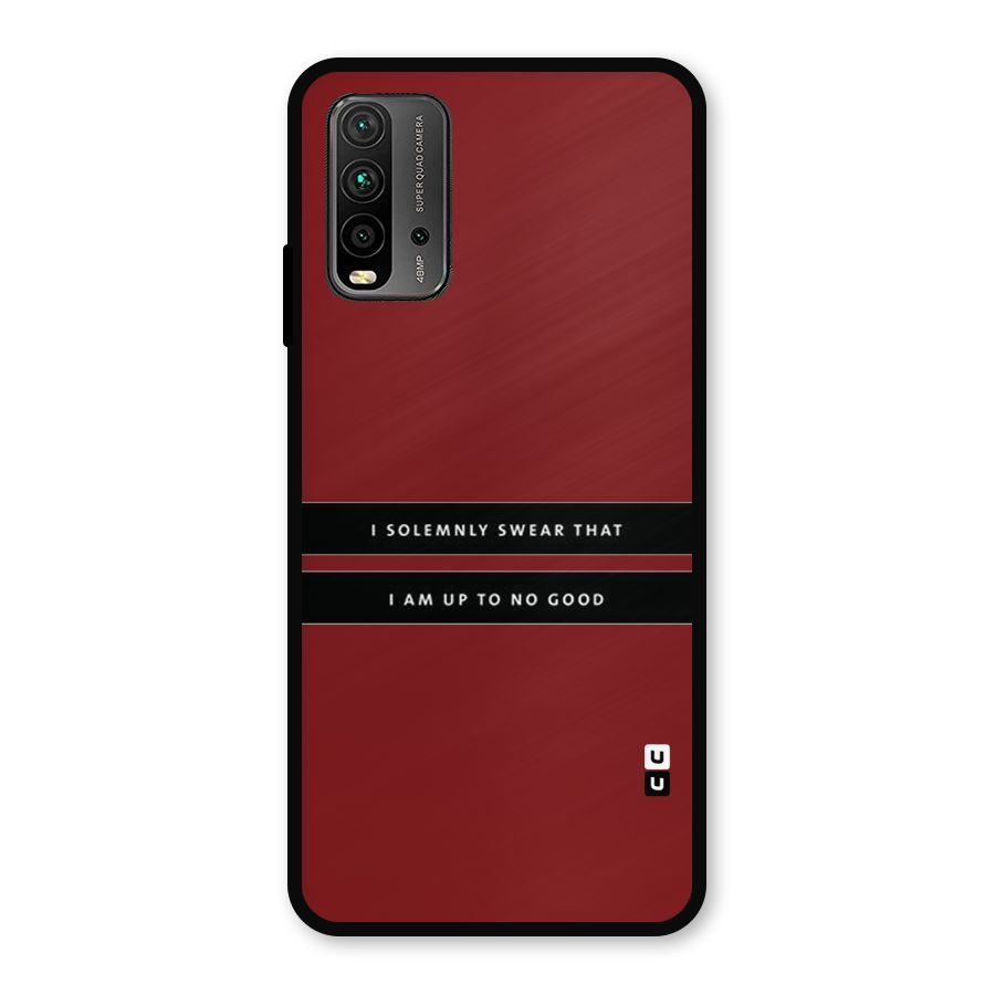 No Good Swear Metal Back Case for Redmi 9 Power