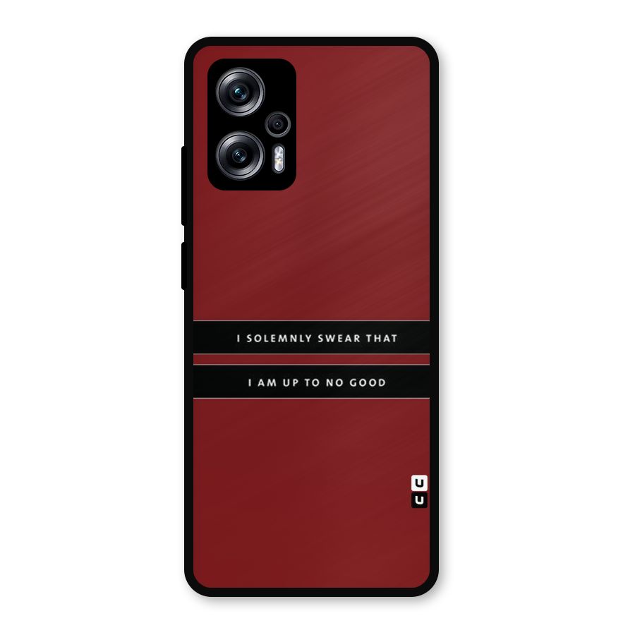 No Good Swear Metal Back Case for Redmi K50i