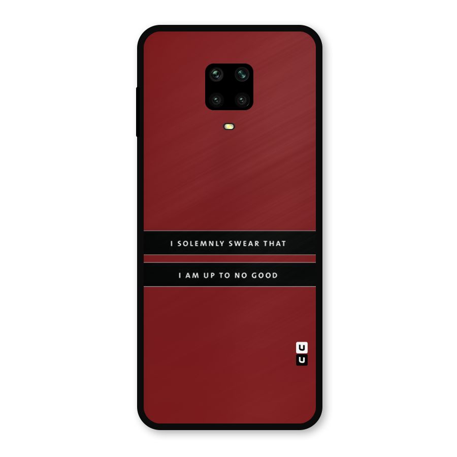 No Good Swear Metal Back Case for Redmi Note 10 Lite