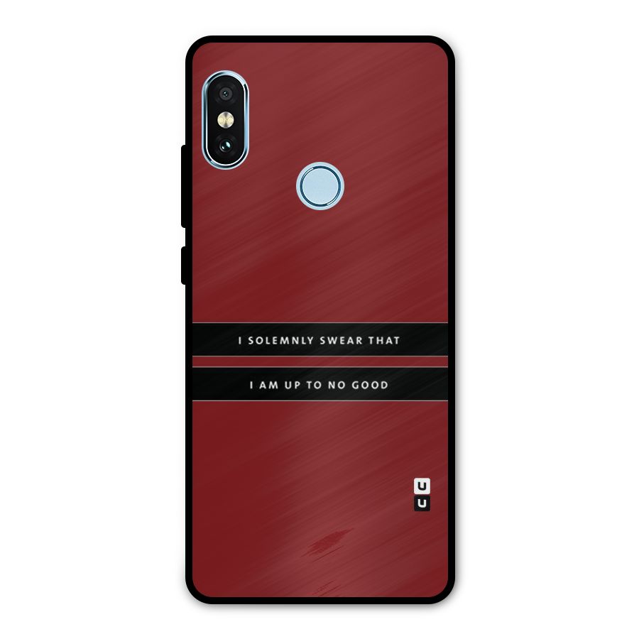 No Good Swear Metal Back Case for Redmi Note 5 Pro