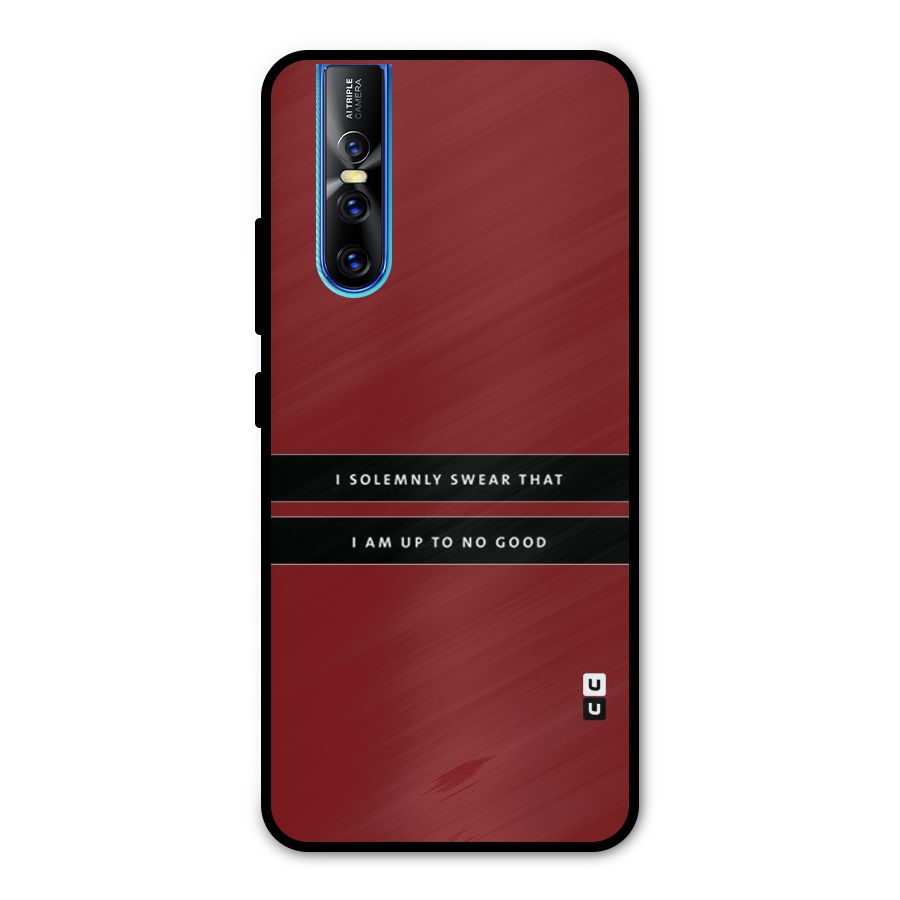 No Good Swear Metal Back Case for Vivo V15 Pro