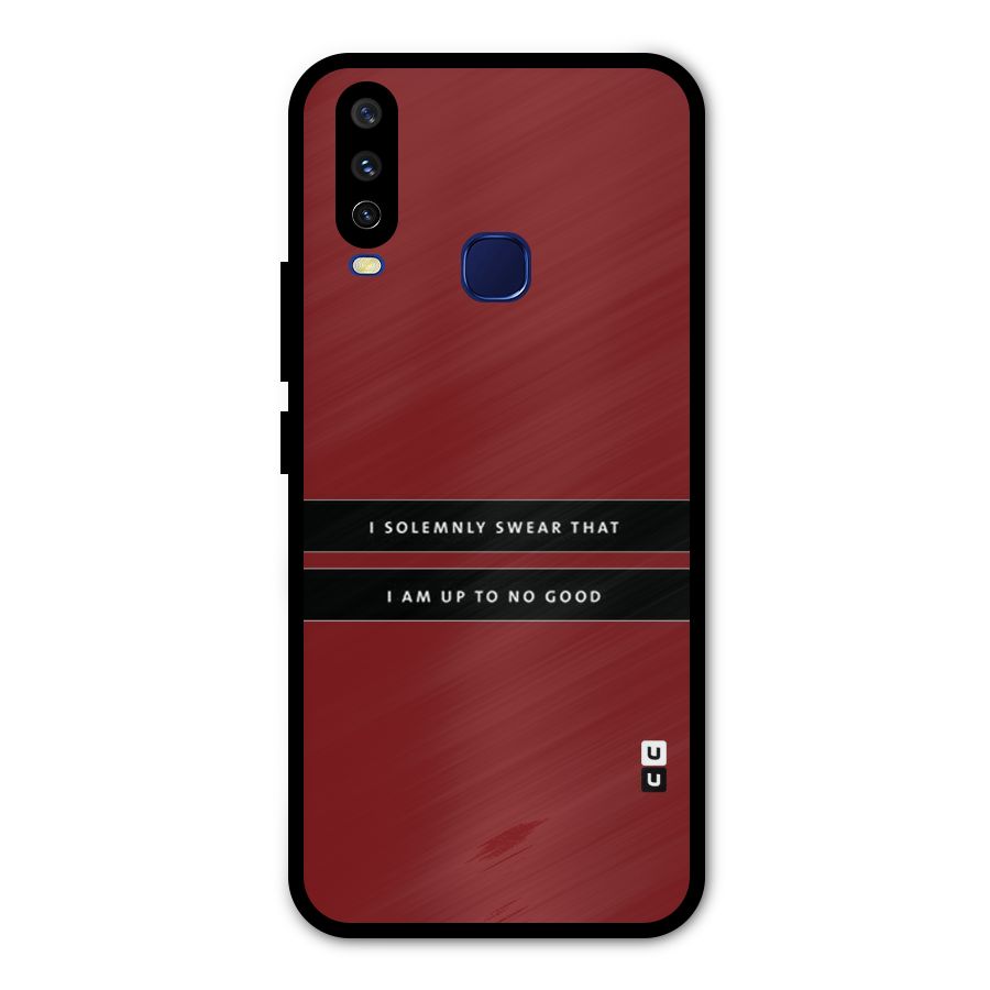 No Good Swear Metal Back Case for Vivo V17